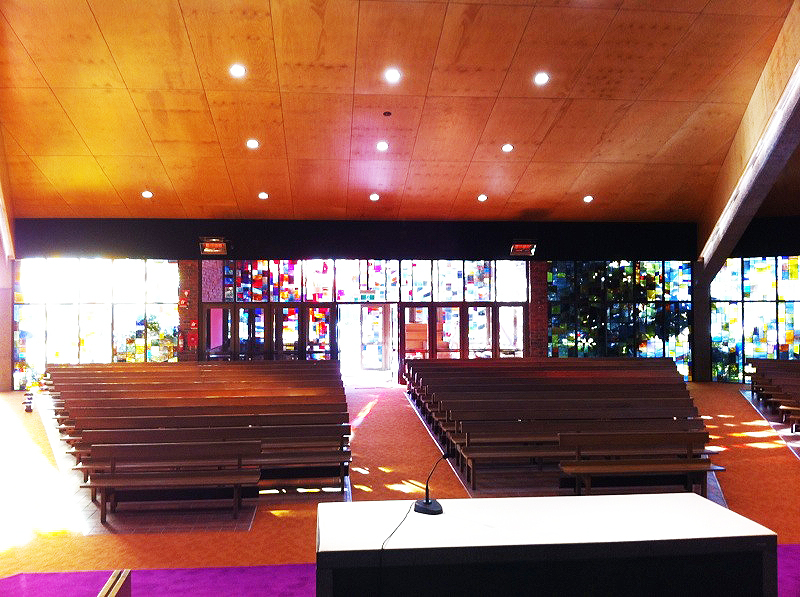 church interior renovation