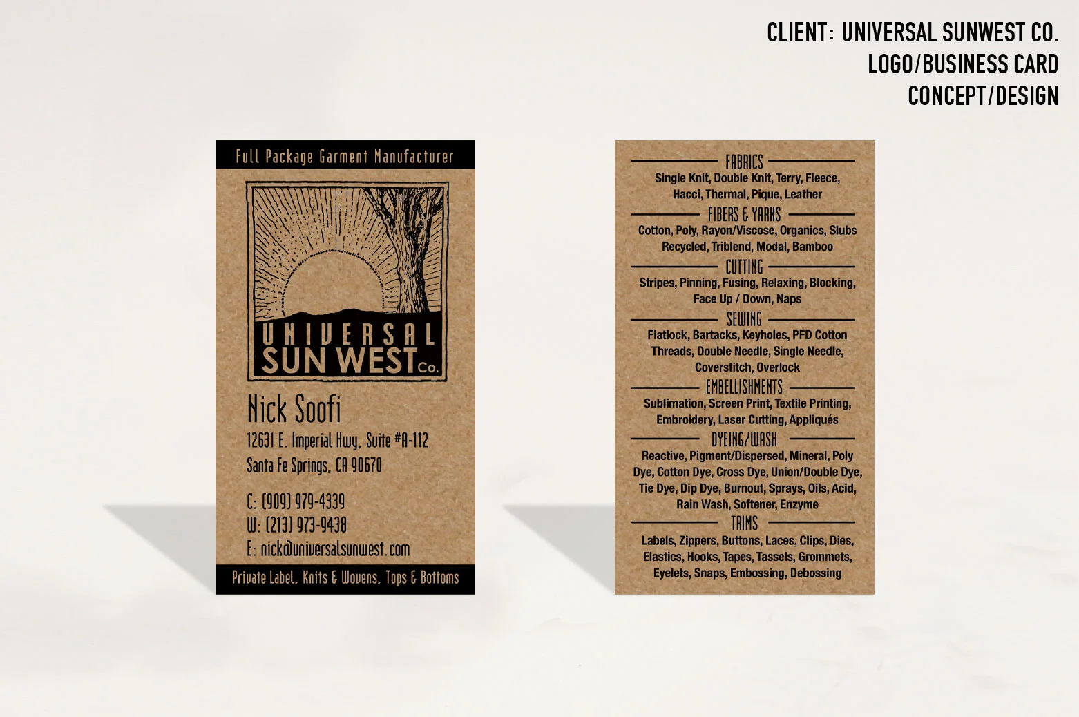 Business Card Design