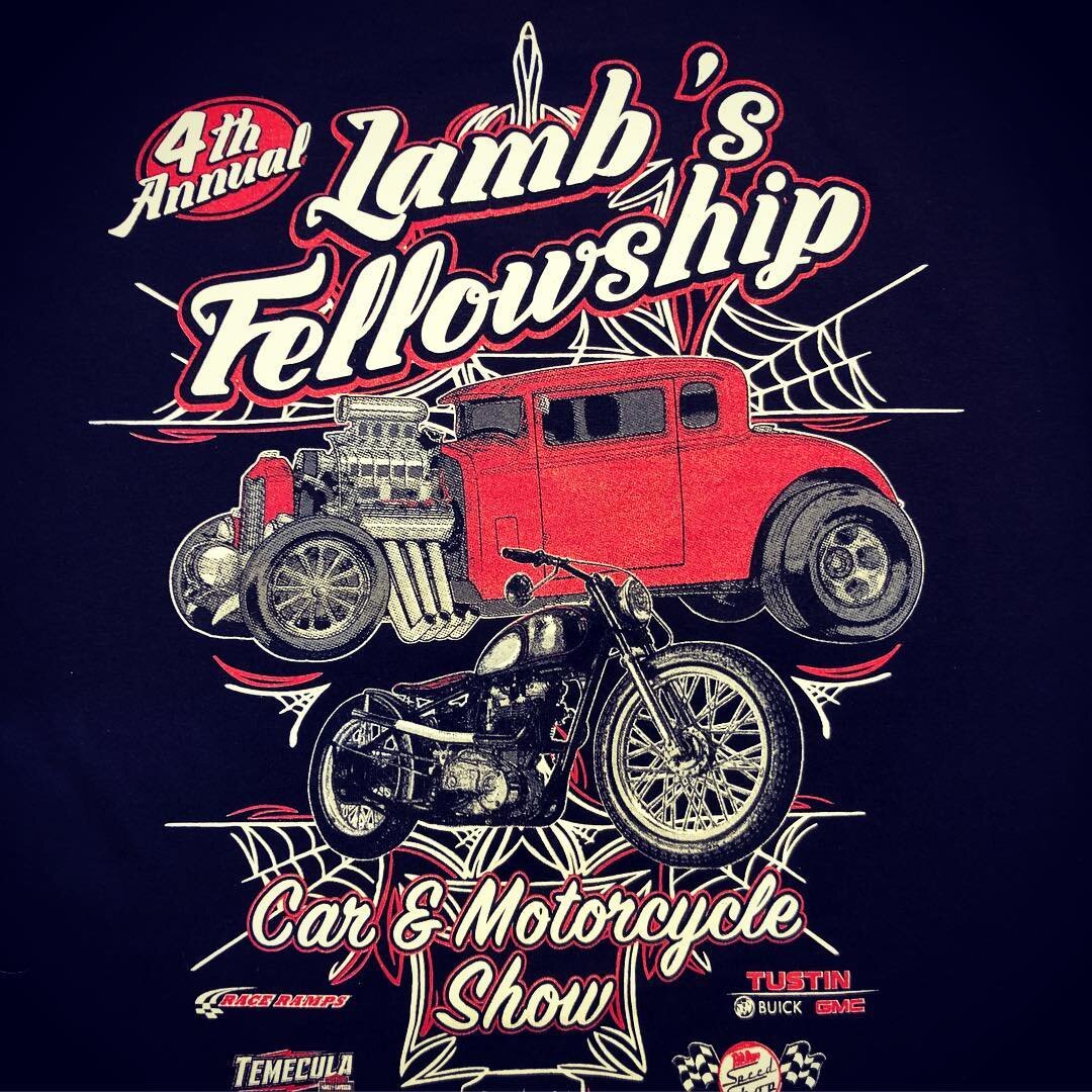 New tee design for Lamb&rsquo;s Car Show #teeshirt
