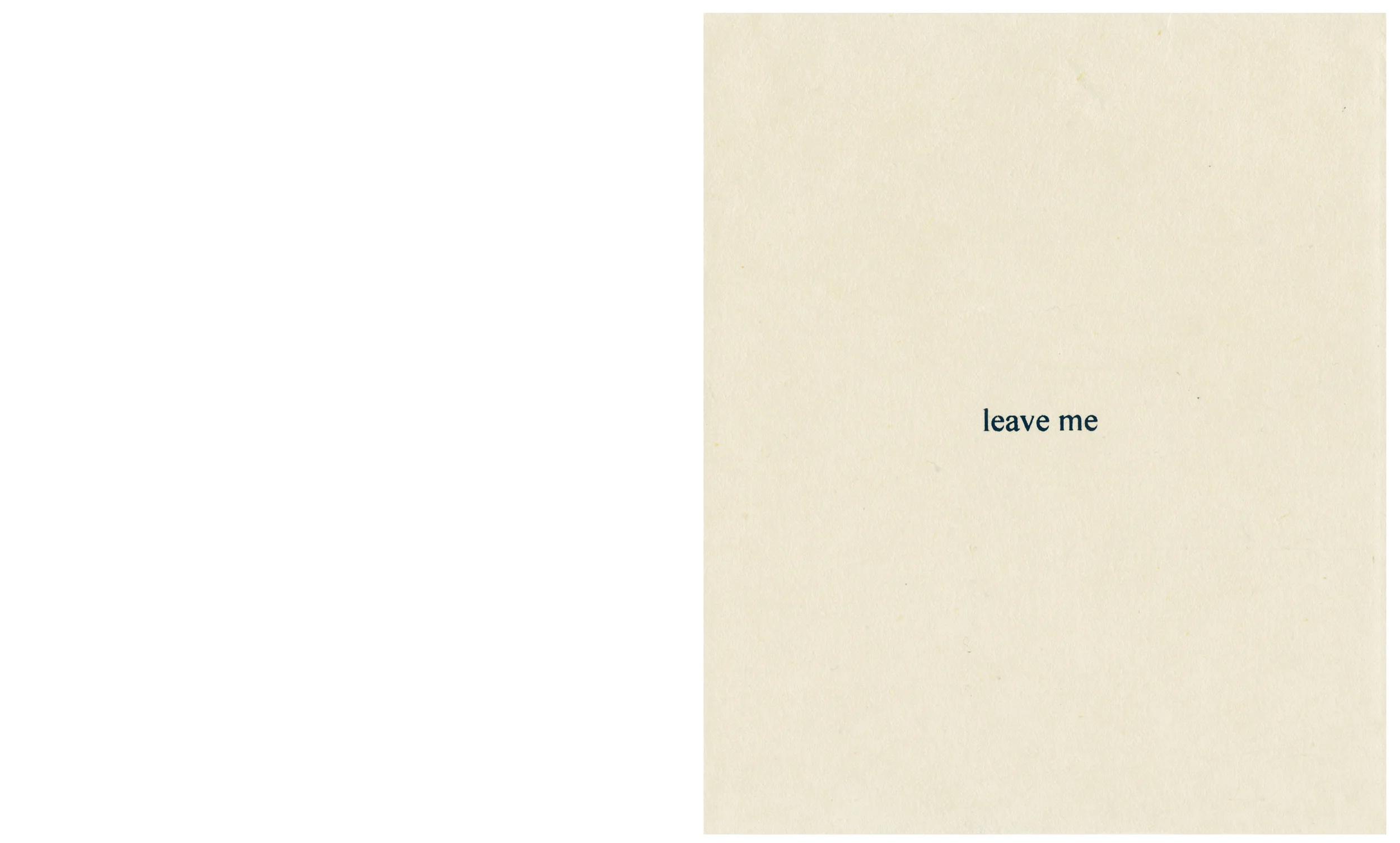 Take Me / Leave Me