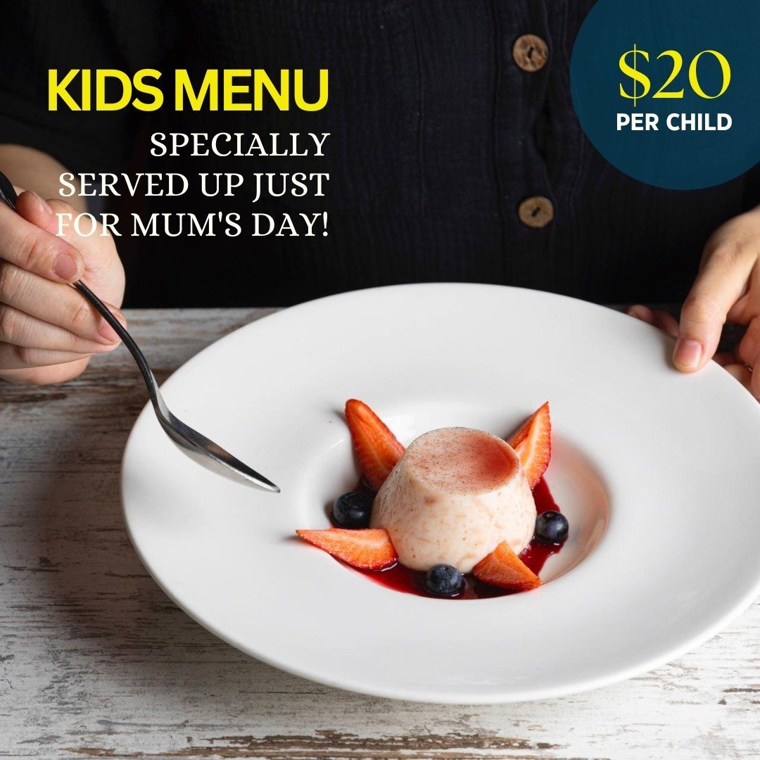 Make this Mother's Day extra special for the little ones too! We have curated a special Kid's set menu, complete with a yummy dessert. Let's celebrate the love for our Super Mums together at our restaurant. 

#MothersDaySpecial #KidsMenu #CelebrateWi