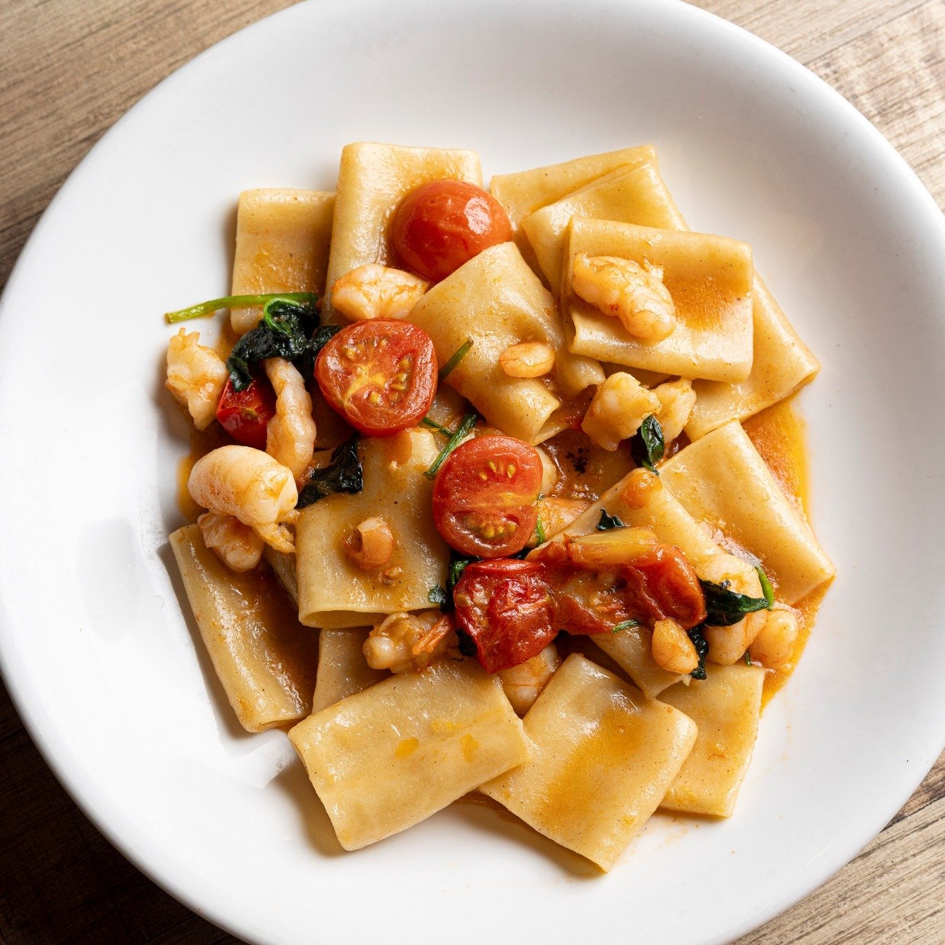 Meet your new favourite pasta.

Paccheri with prawns, spinach, cherry tomato &amp; shellfish butter &mdash; rich, silky, and bursting with coastal flavours.

At Capriccio, we&rsquo;re all about bold, fresh ingredients coming together in perfect harmo