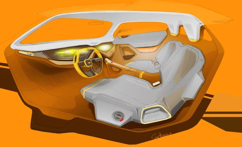 PICK-UP TRUCK INTERIOR STUDY