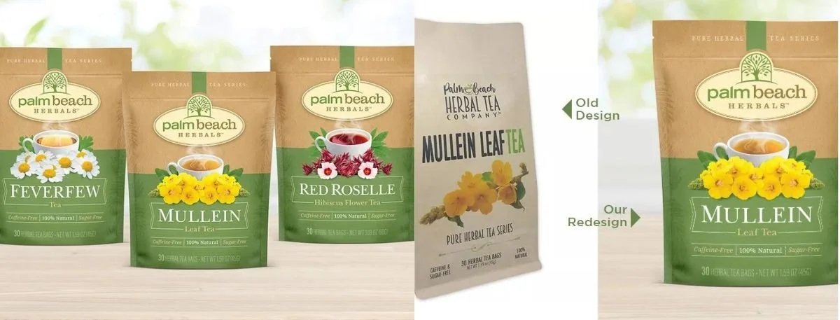 tea label design