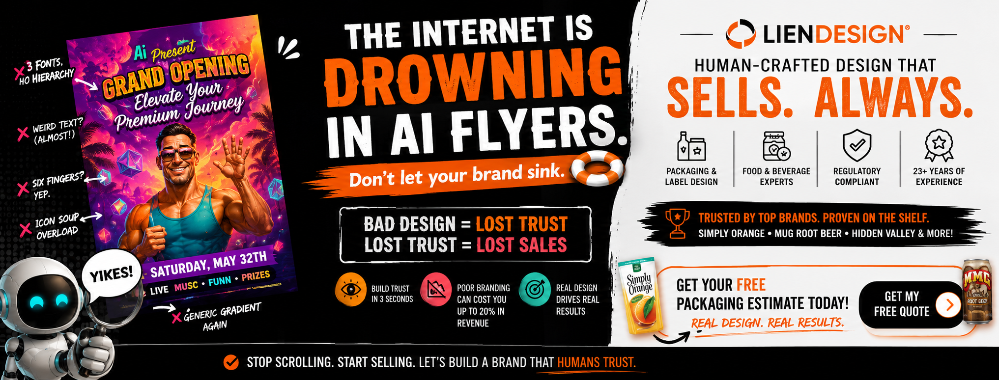 The Internet Is Drowning in AI Flyers. Here's How to Spot One (and Why It's Costing You Sales)