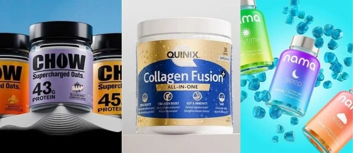 supplement label design