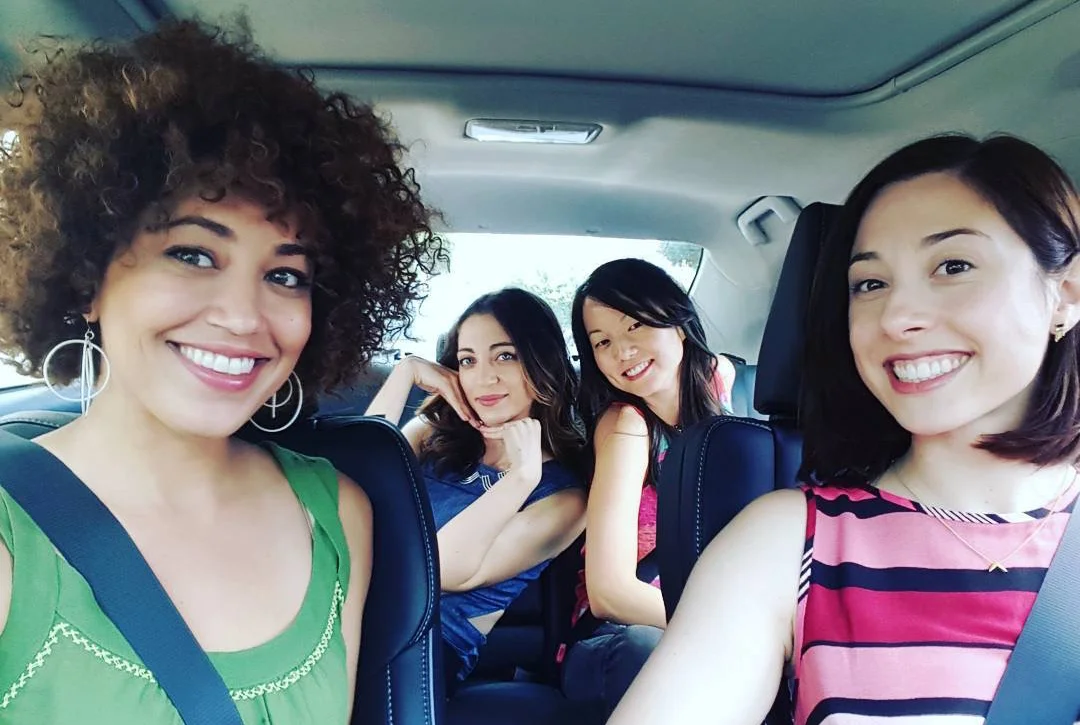Me and the girls just drivin' around with a....BEE!!!!!