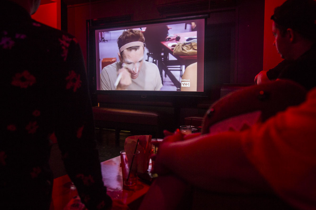  (From left to right) Marina Del Rey, Leila Del Rey and Aria Del Rey watch RuPaul's Drag Race All-Stars 3 at a Wang Chung's in Waikiki, HI. Many of the younger queens are heavily influenced by Drag Race.&nbsp; 
