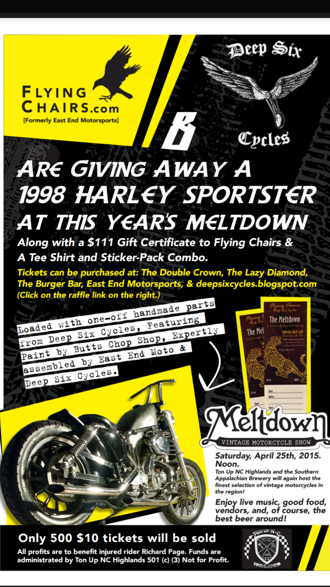 2015 East End Deep 6 Cycles Raffle.png