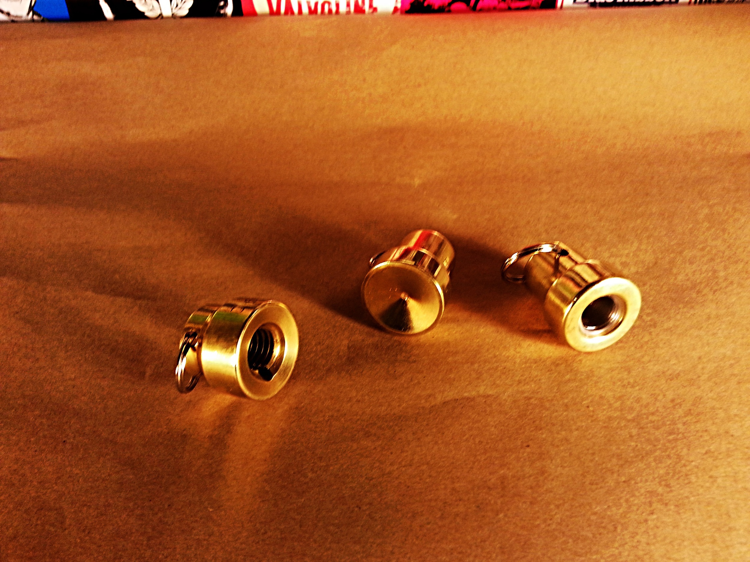 THIS IS THE END BRASS KEY CHAIN