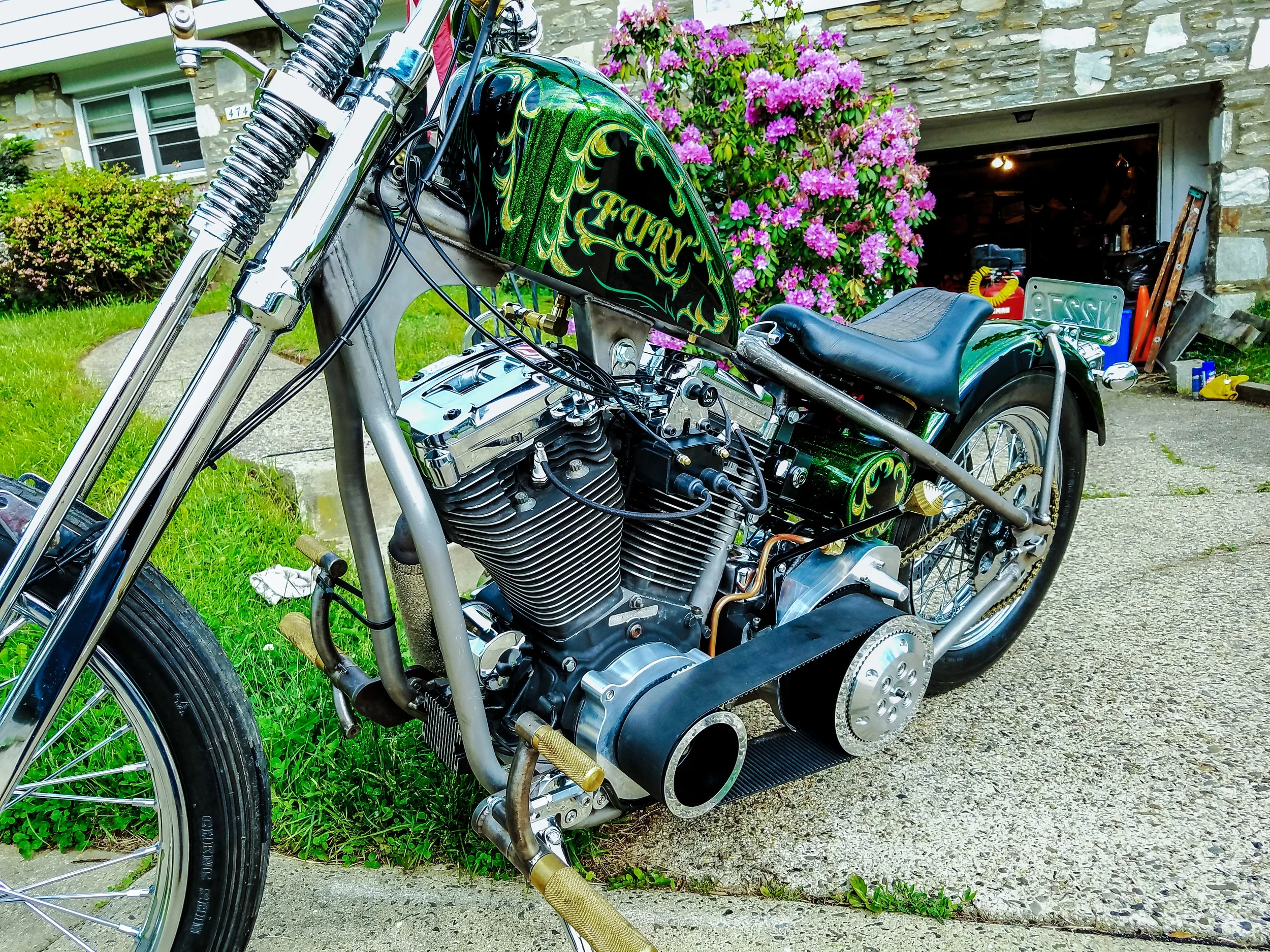 A Customer's bike with our jockey shift knob