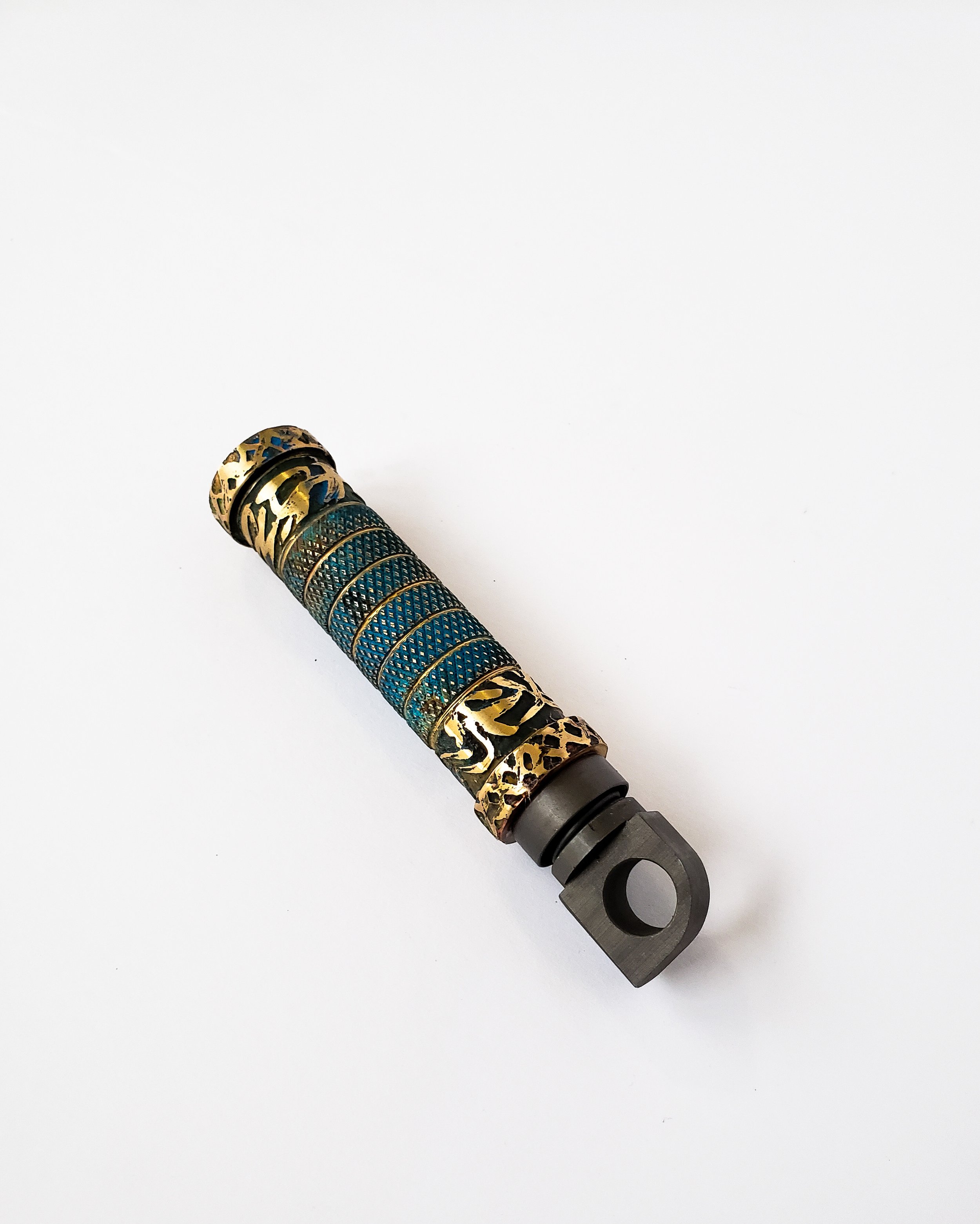Dark Days Brass Barrel Kicker Pedals For Harleys