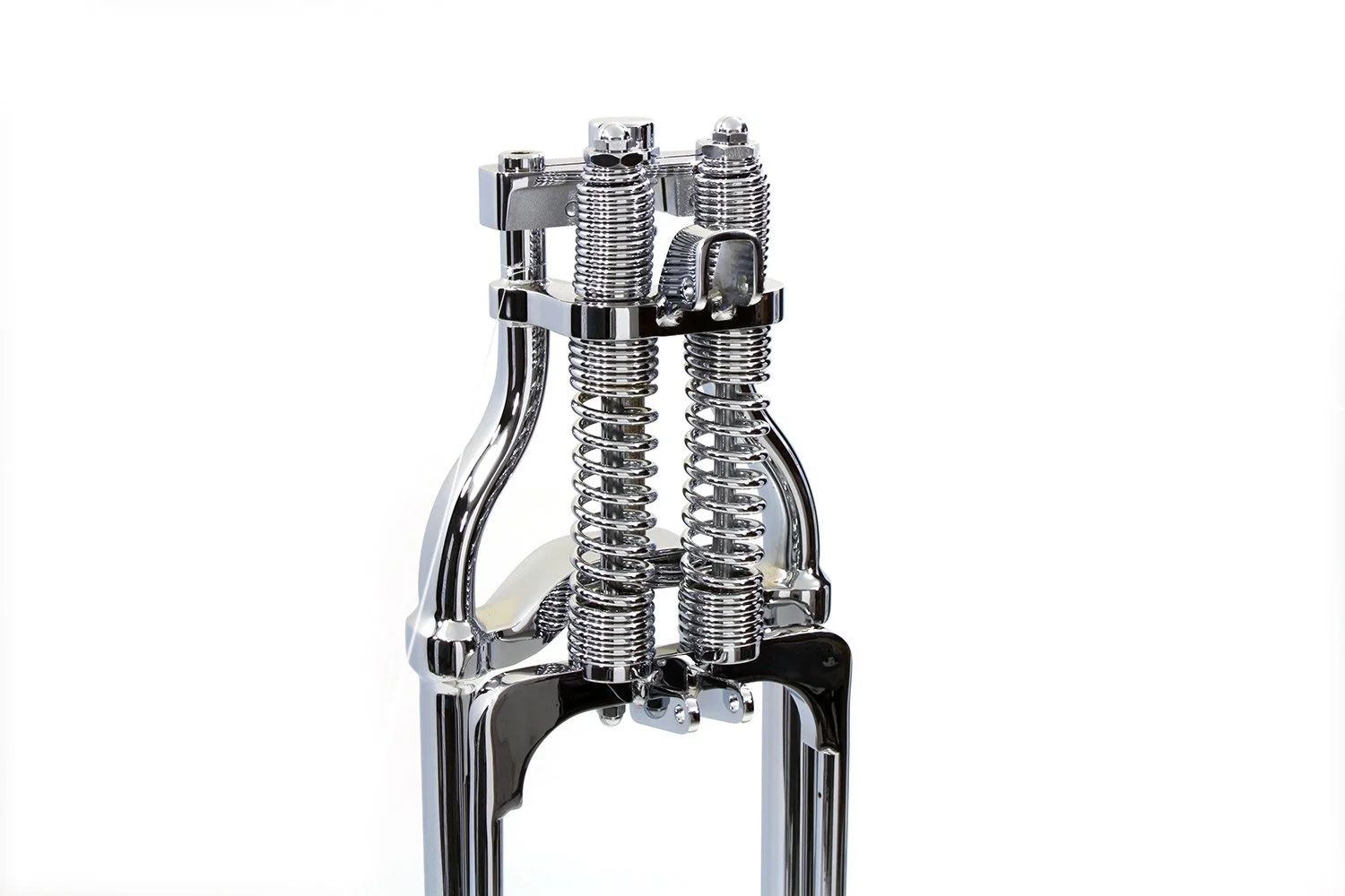 39 Chopper Spring Fork Assembly Kit Chrome with Shocks3.jpg