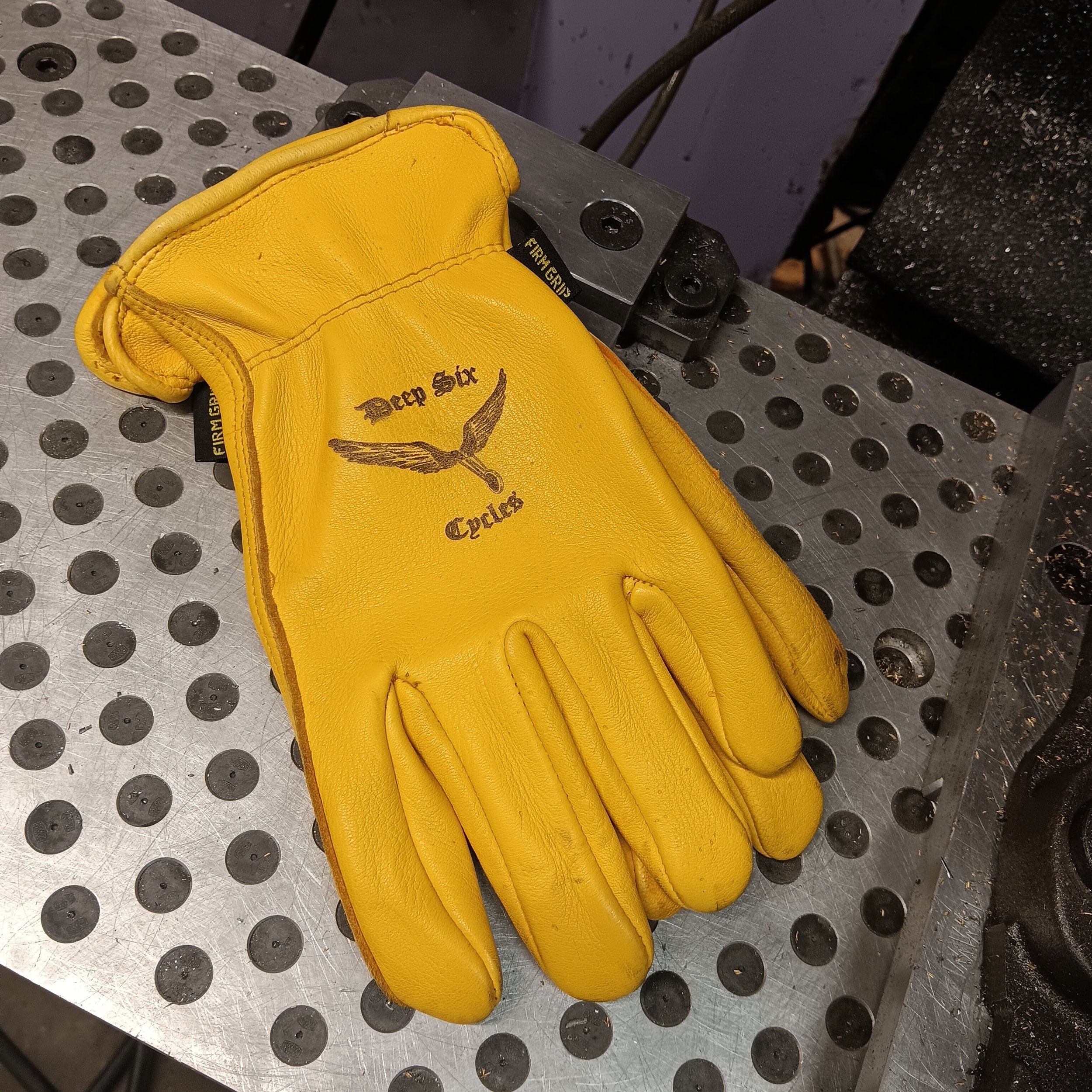 Flying Girder Leather Gloves