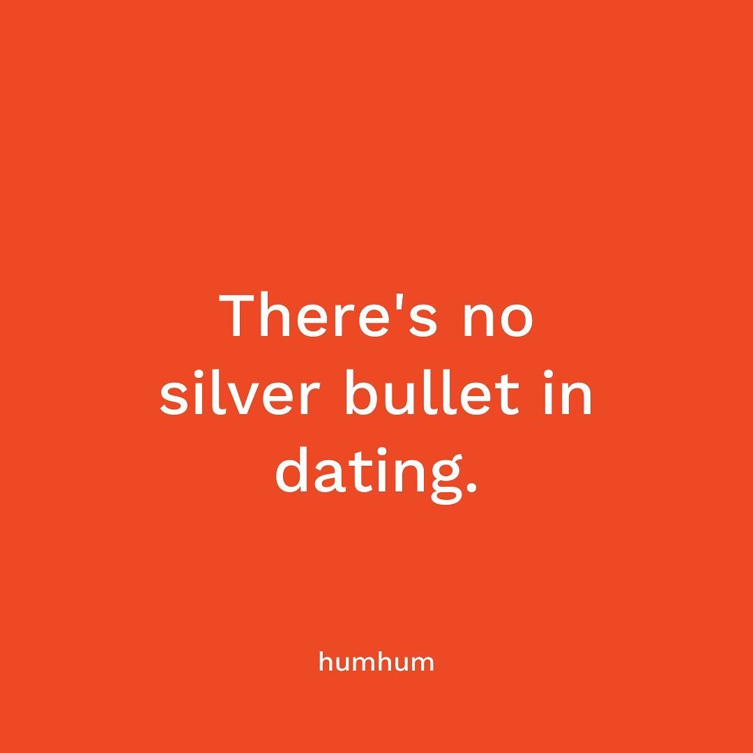 There's no silver bullet in dating. We can either choose to embrace and enjoy the process, or struggle through it. The difference between a generative dating experience and a depleting one is the relationship we have with ourselves. The better we kno