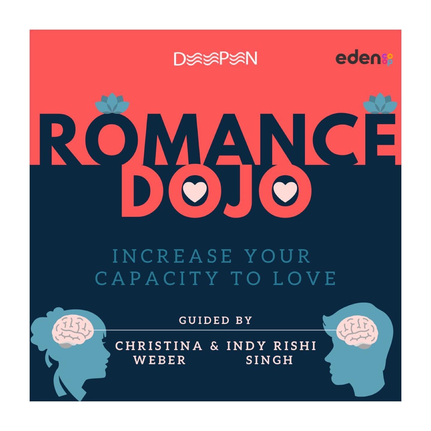 You&rsquo;re invited to&hellip;
The Romance Dojo!
This Sunday, July 18
6:00-8:30pm
Los Angeles 

Register at wedeepen.com (linked from bio)

When was the last time you attended a lecture on love?

Well&hellip; this isn&rsquo;t that. 

Instead The Rom