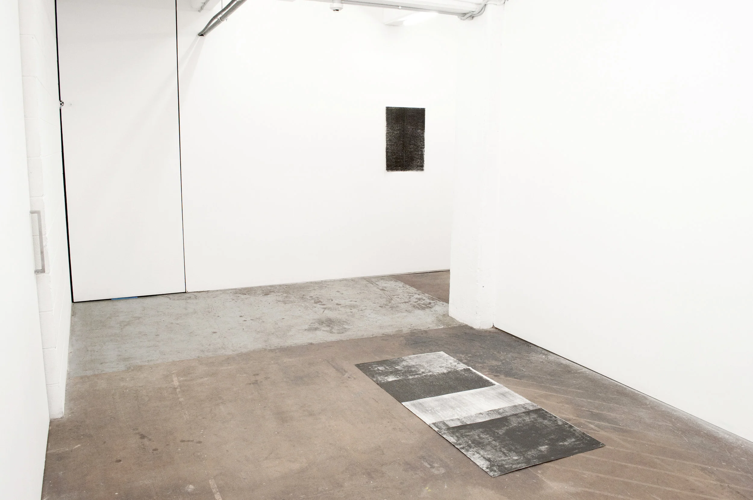 Create/Cancel presented a collaborative work between Sophie Westerman and Jaime Powell at Bus Projects in Melbourne. The exhibition of lithographs was created through opposing actions of addition and erasure, both examining the process of mark making and the inherent tension in the collaborative process.