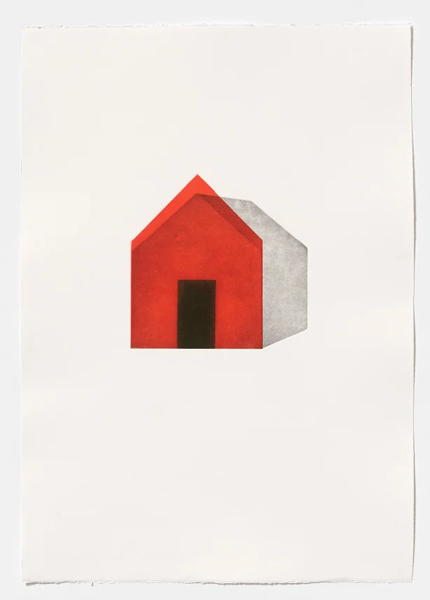 Smile (what's the use of crying) 2 plate aquatint on Fabriano Rosapina, 70 x 50cm, 2015