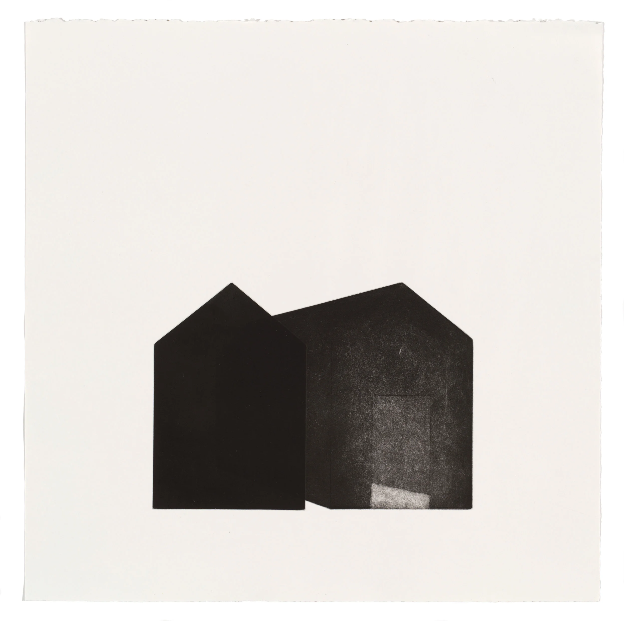 Vacancy, multi-plate aquatint, 49.5 x 50cm, 2017