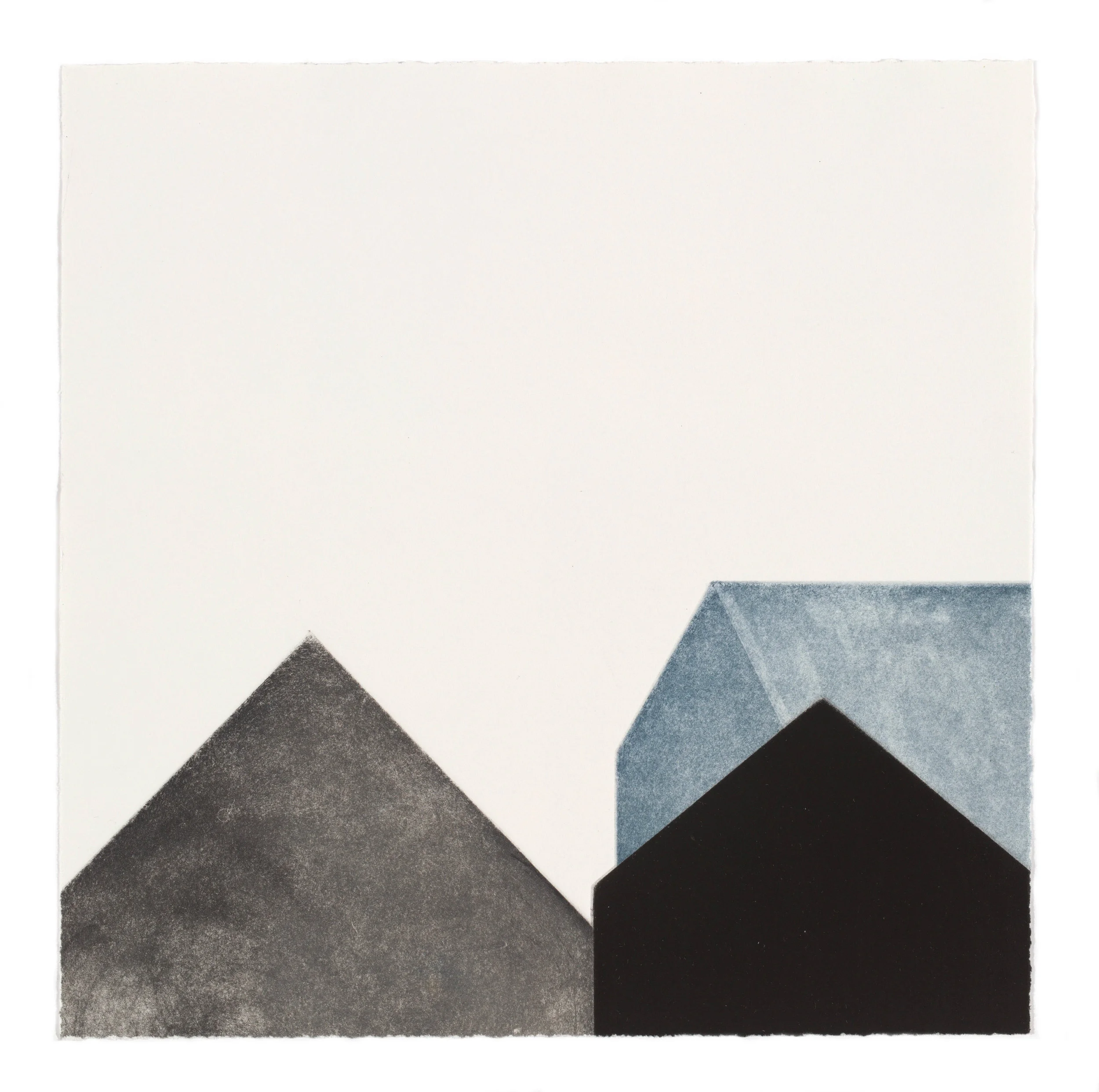 Stay close, multi-plate aquatint, 28 x 28cm, 2017