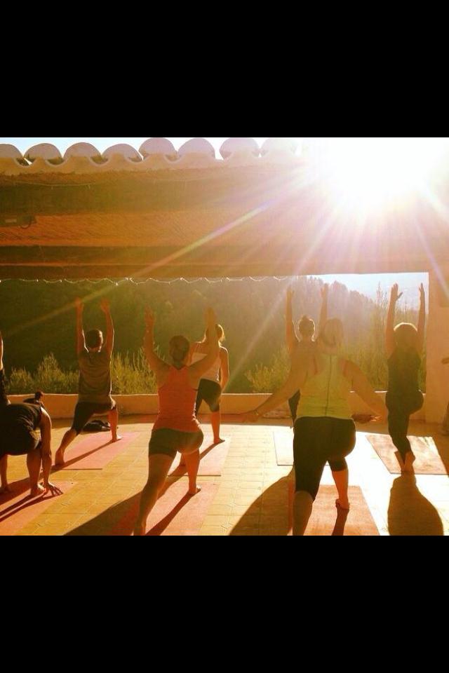 yoga at the cotijo