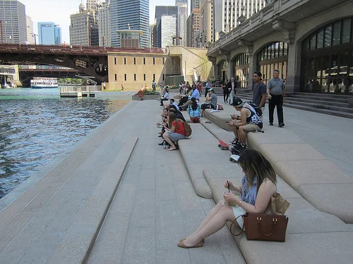  Section of the Chicago Riverwalk