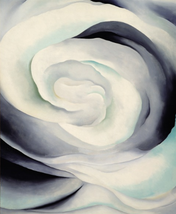 Abstraction White Rose , 1927 - Georgia O'Keeffe