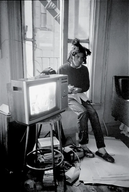The artist in 1983 at his studio on Crosby Street.Roland Hagenberg