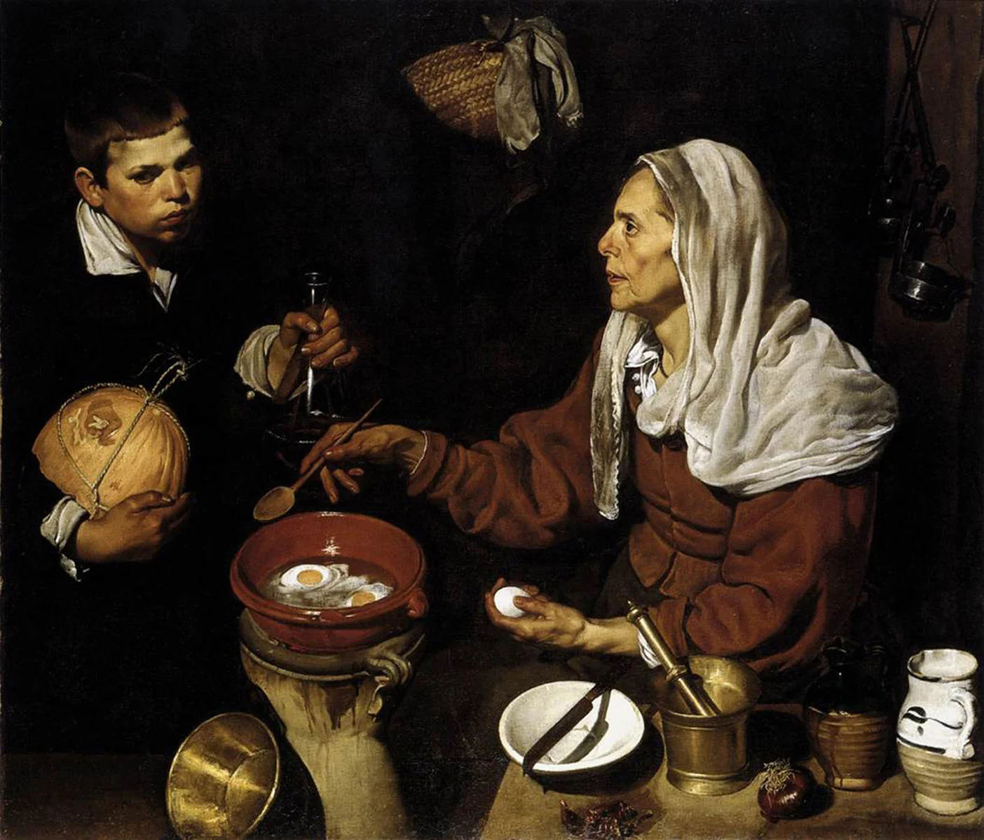 Velazquez, 'An Old Woman Cooking Eggs'