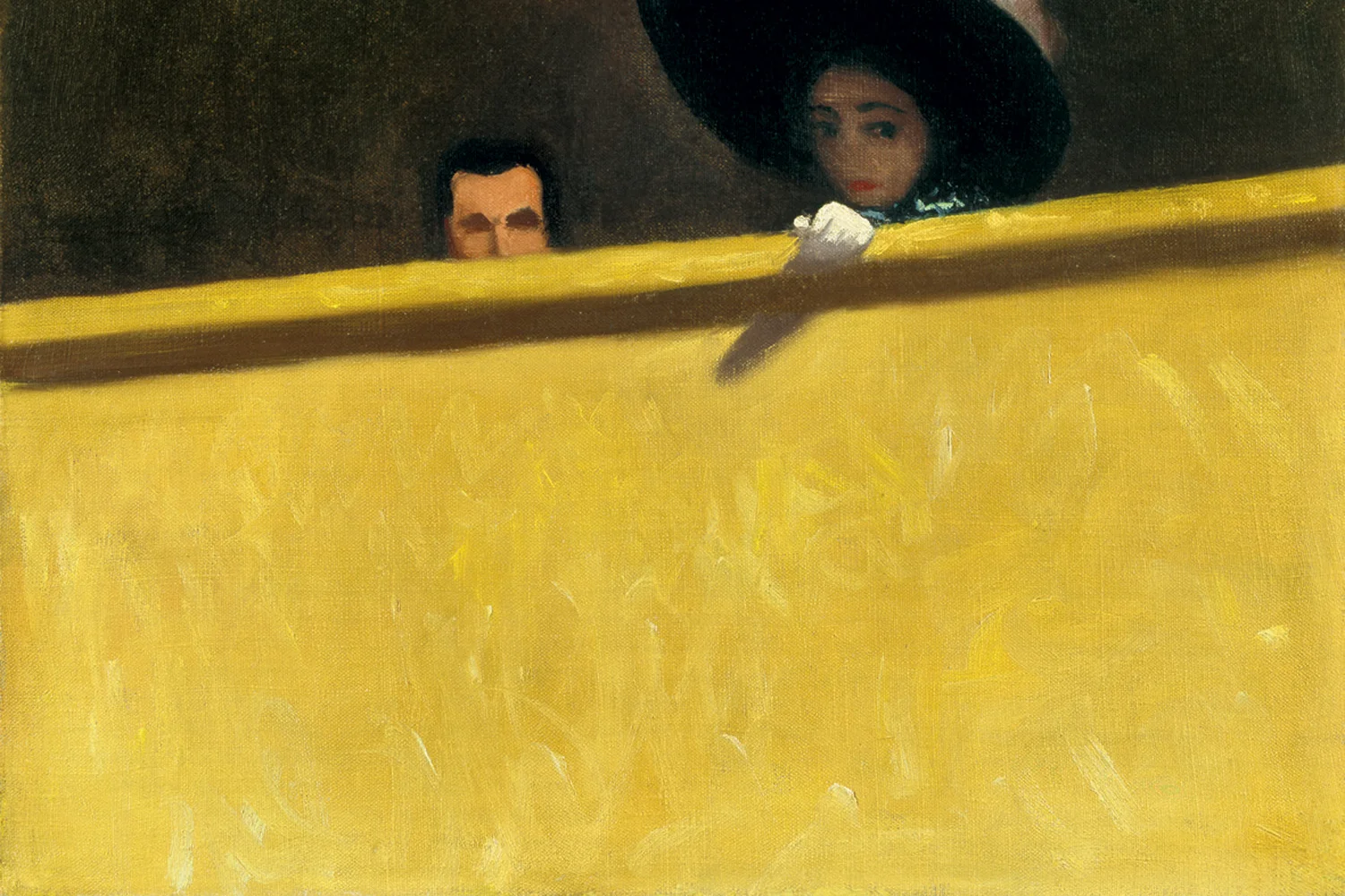 Felix Vallotton - la loge de theatre (detail)