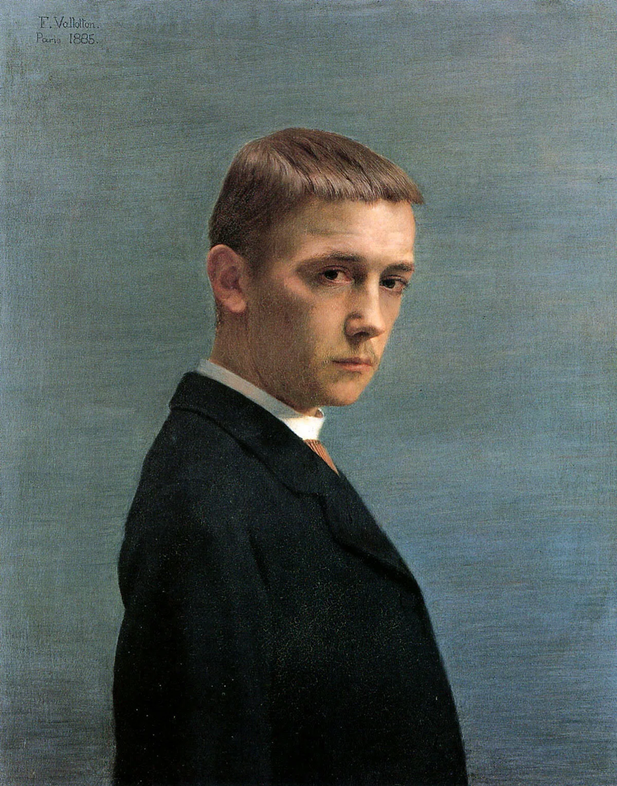 Félix Vallotton, Self-portrait at the Age of Twenty , 1885