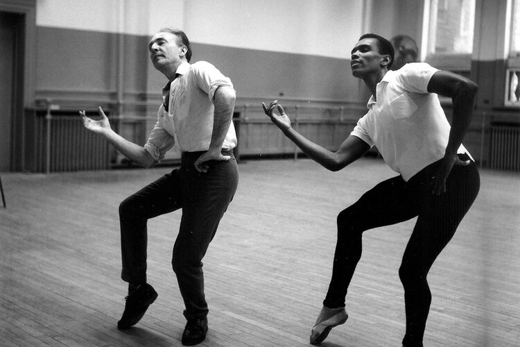 George Balanchine and Arthur Mitchell