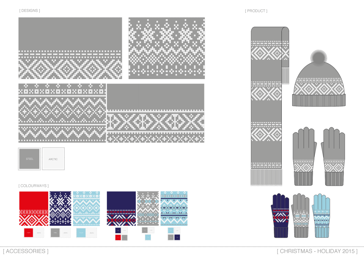 Fairisle accessories