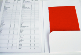 Shade card insert