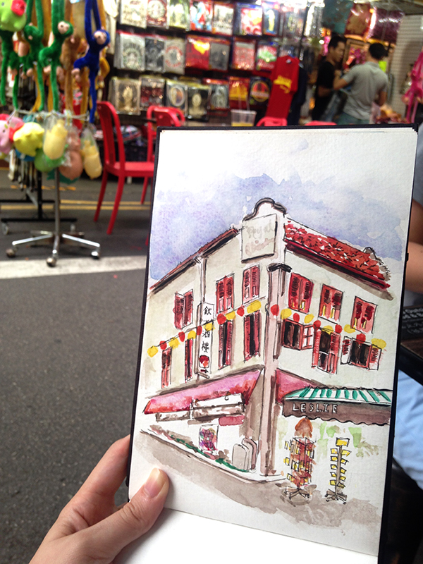Another sketch after lunch at Chinatown!