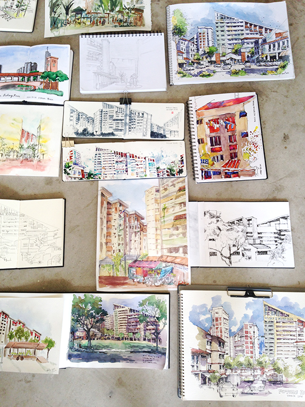 Show and tell – works from other sketchers