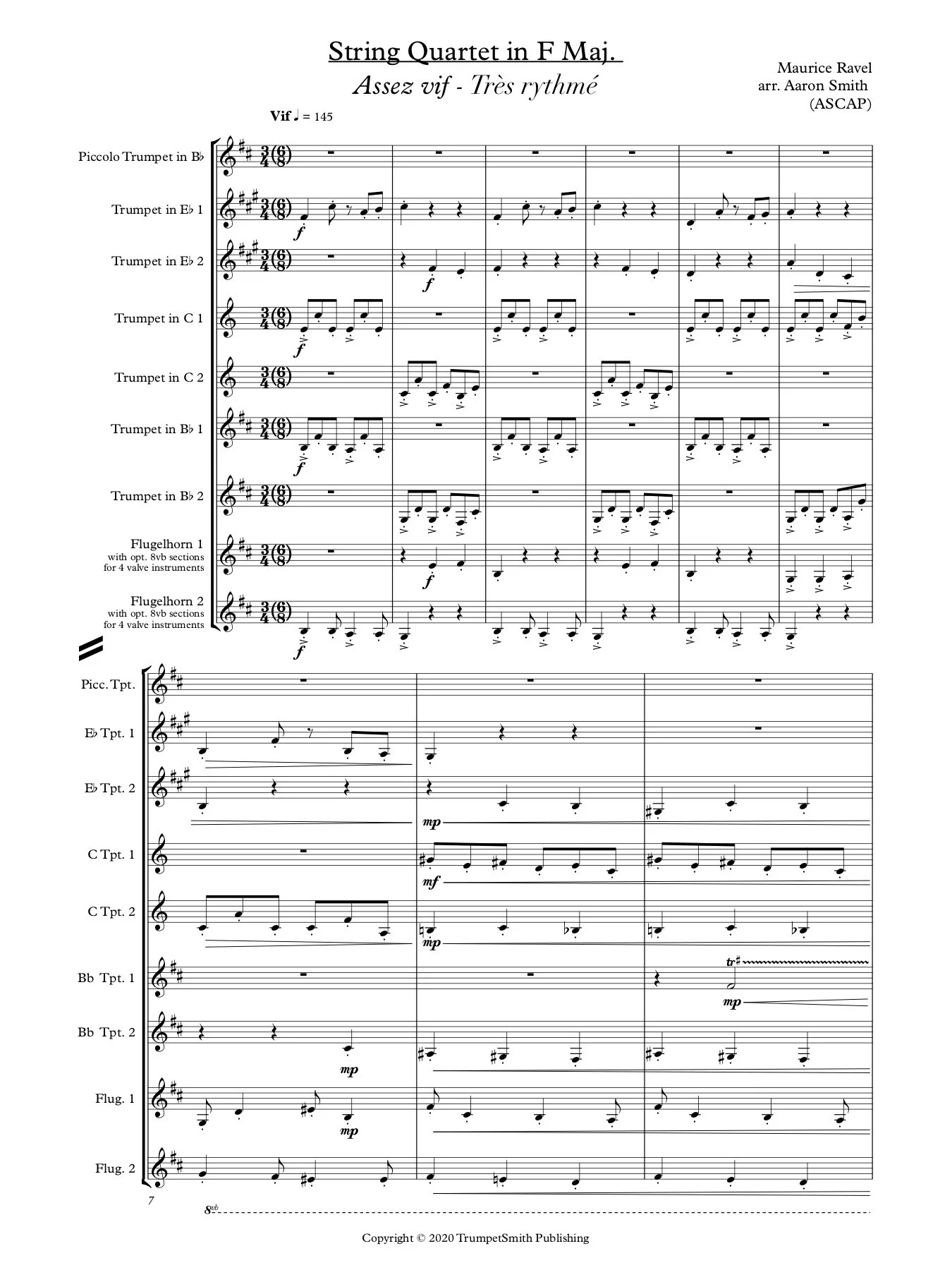 Ravel String Quartet BRASS - Assez vif - pg3.jpg
