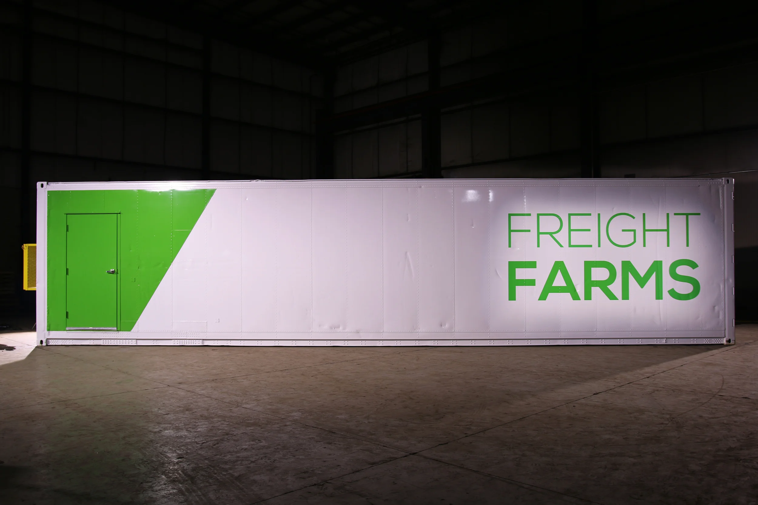Hydroponic shipping container farm