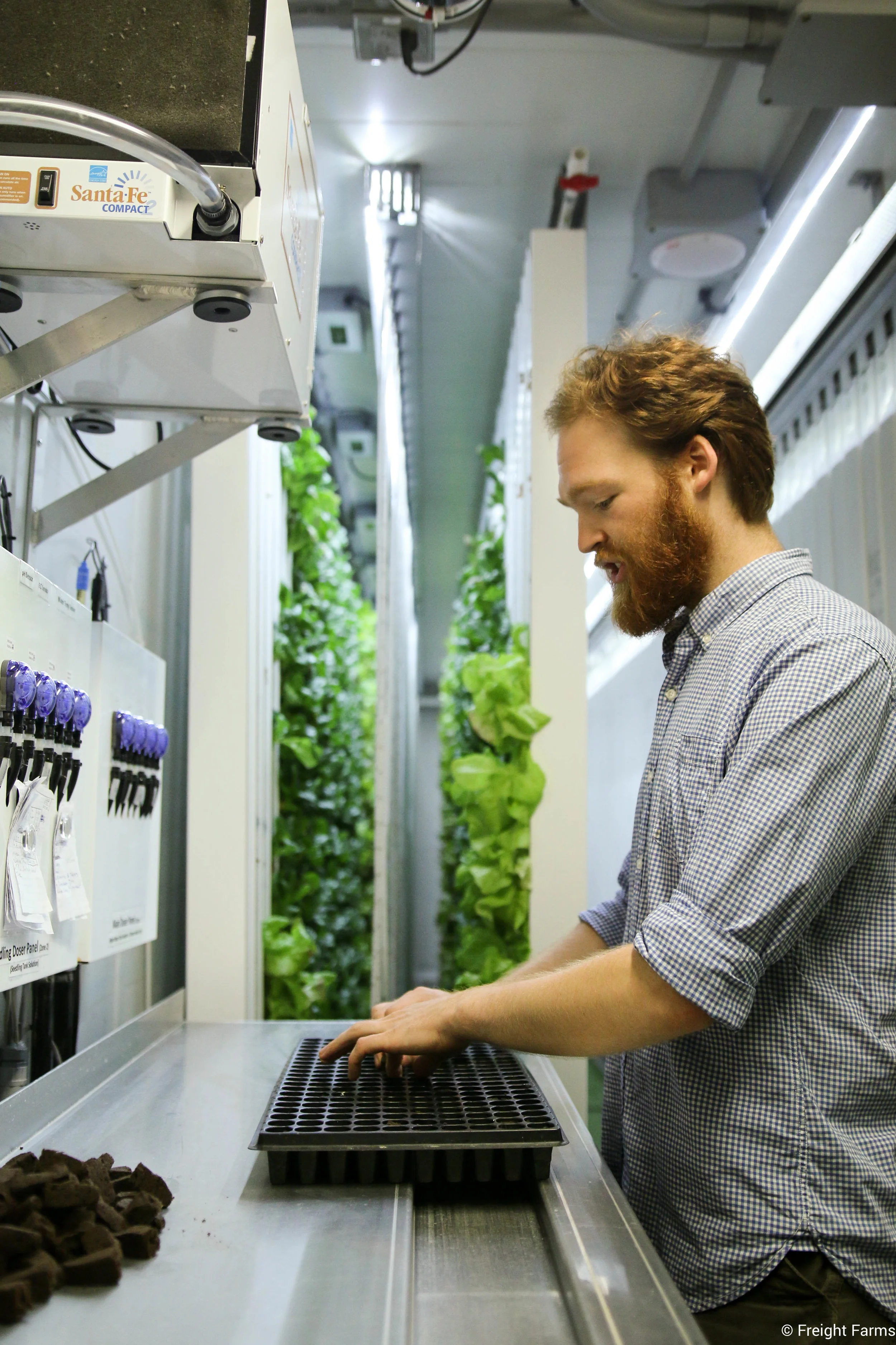 Nick Pagen, Graduate Student at Clark University and Resident Freight Farmer