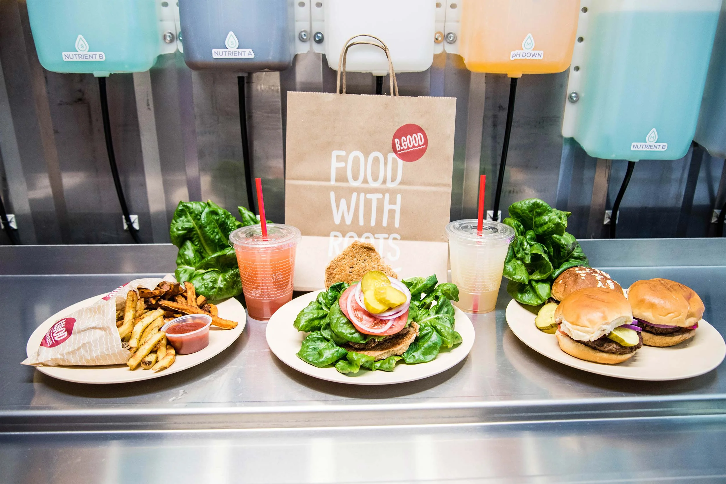 B.GOOD uses Grown’s hyper-local produce in their supply chain.