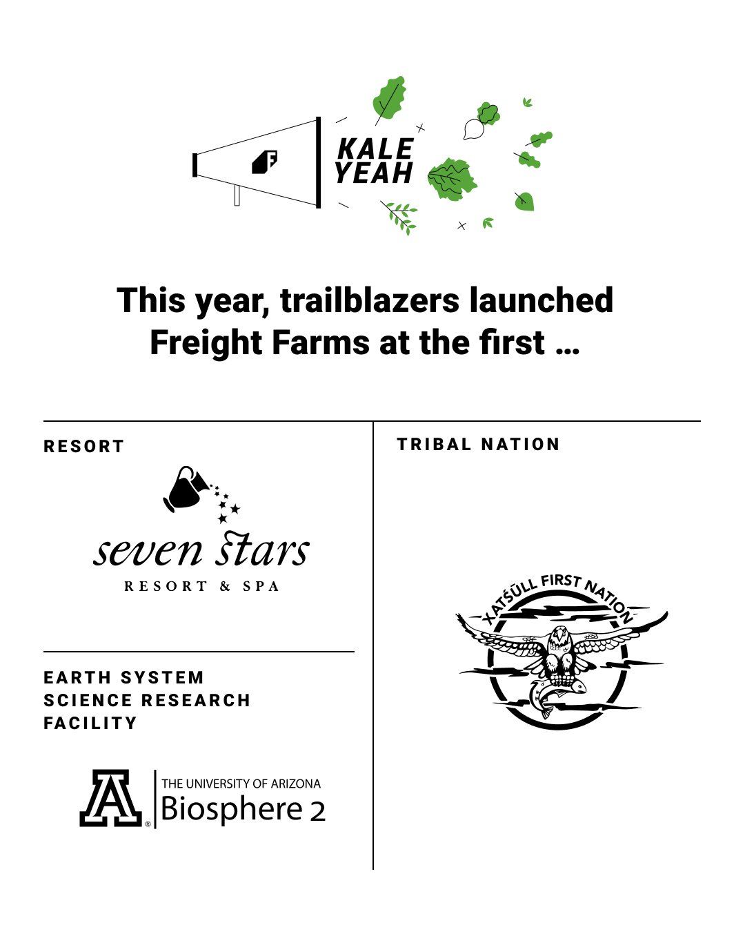 This year, trailblazers launched Freight Farms at the first...