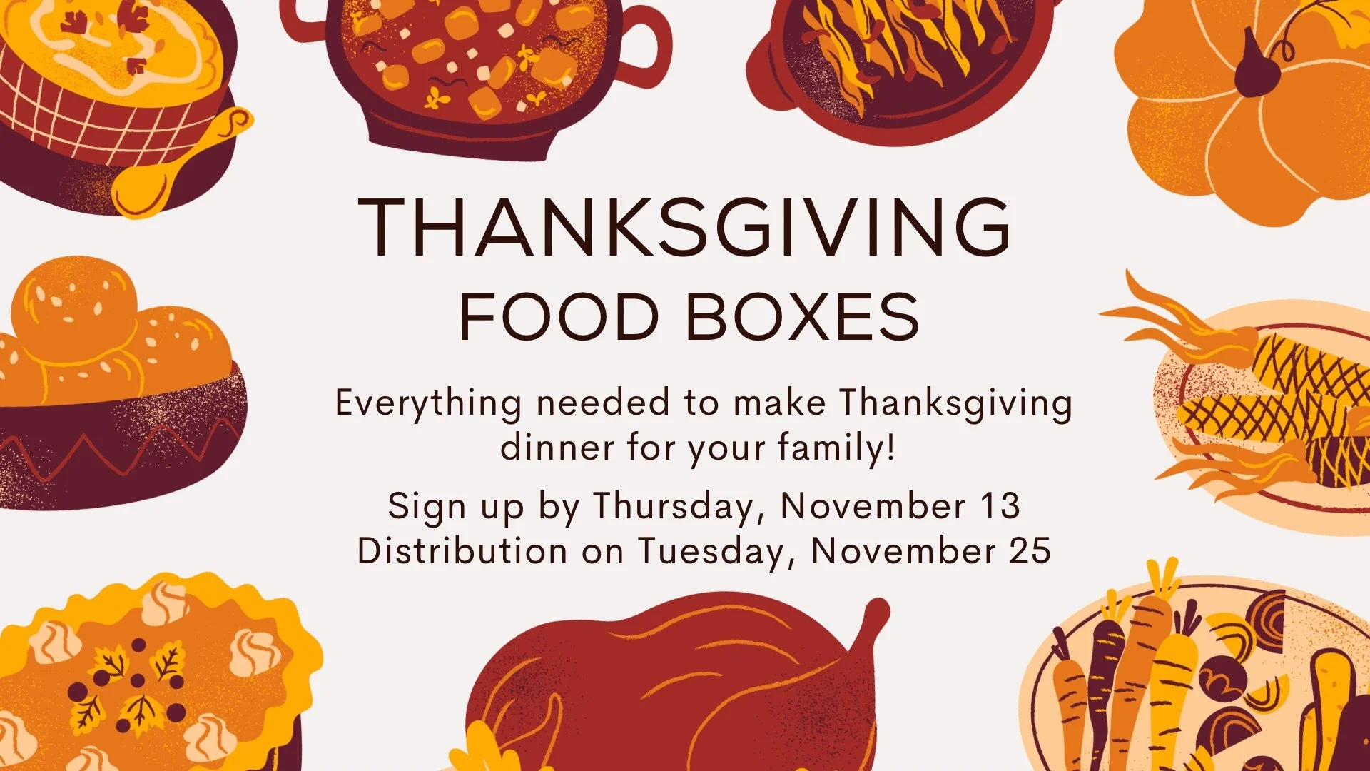 Thanksgiving Food Boxes