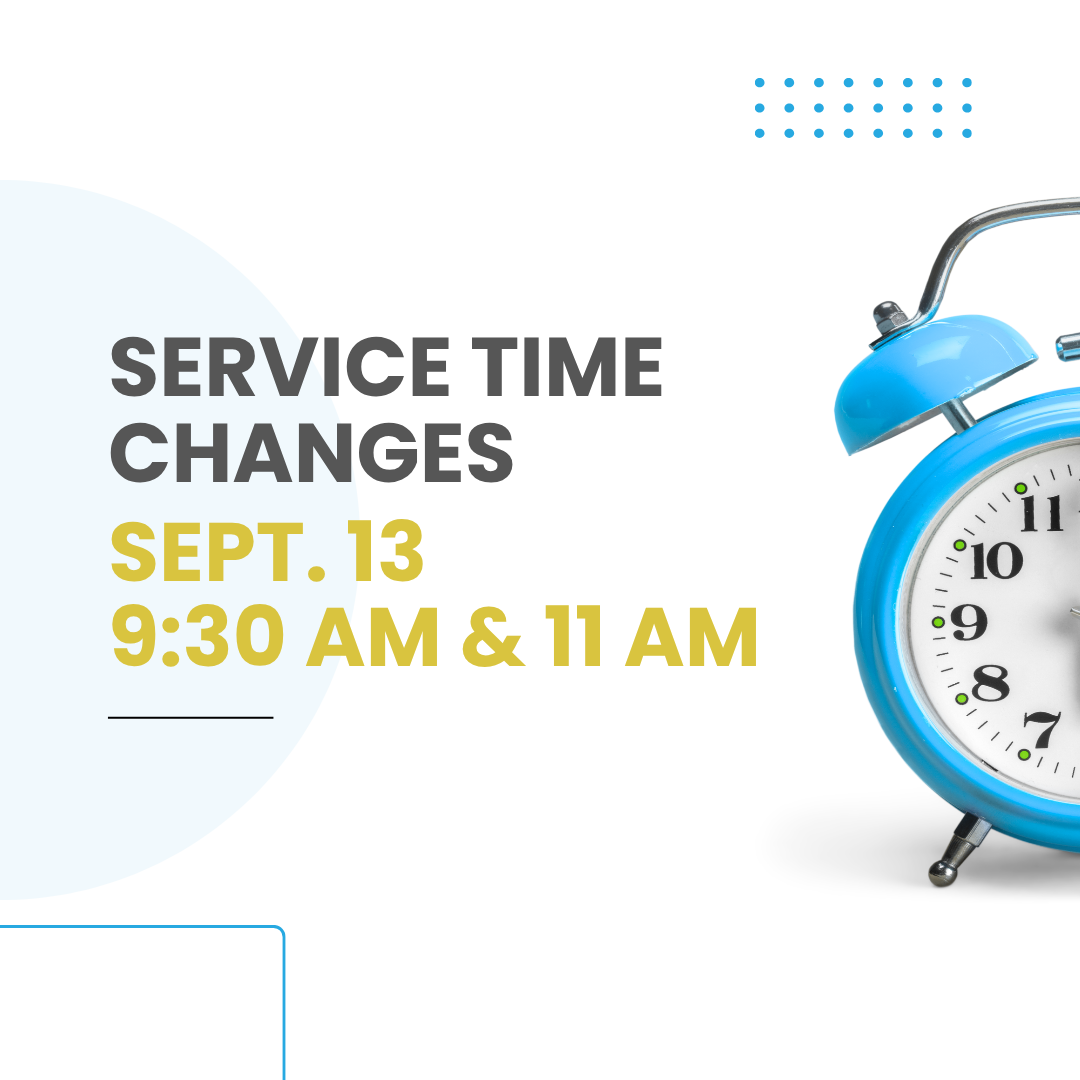 Service Time Changes