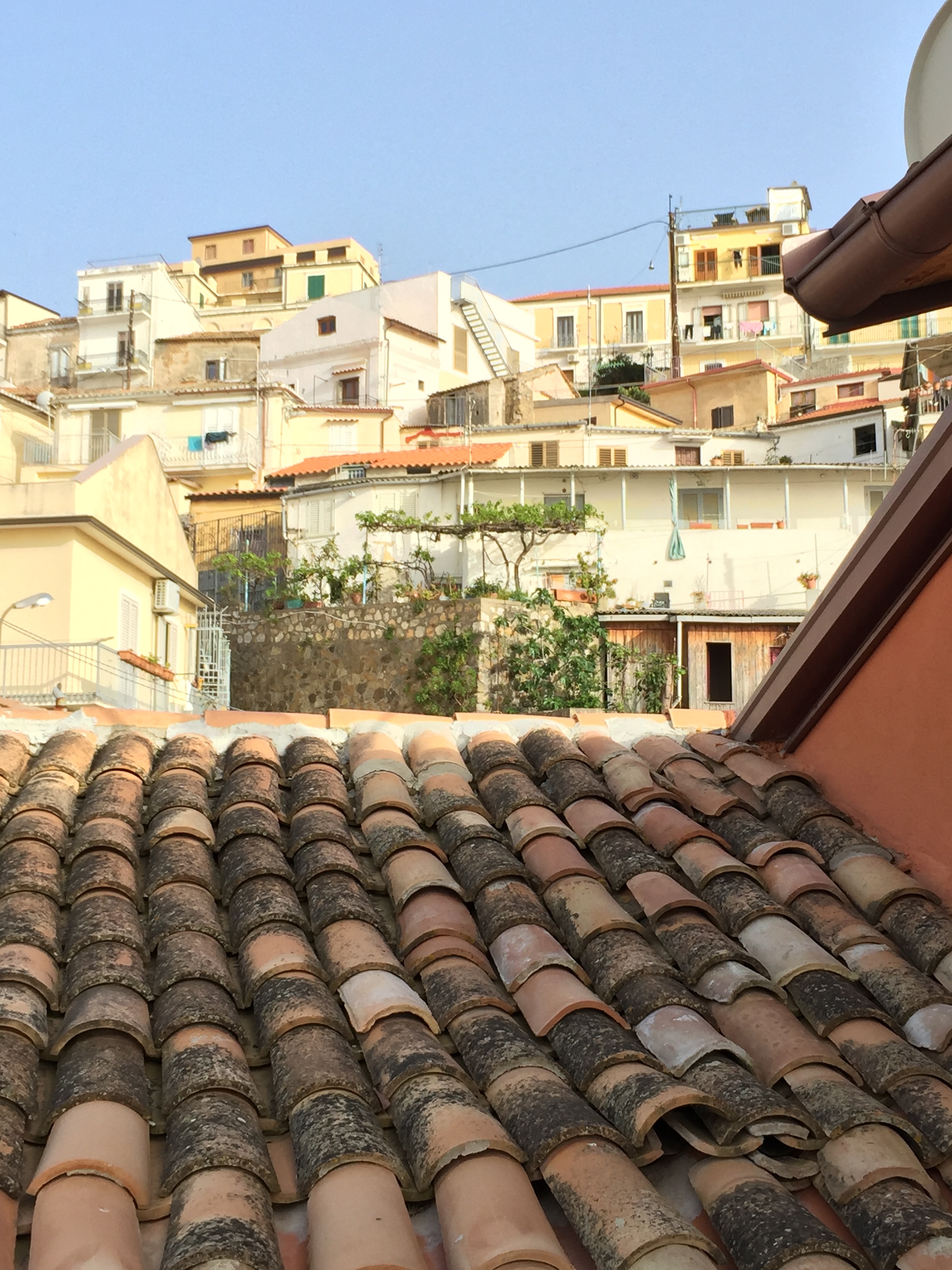 roof terrace view of old town