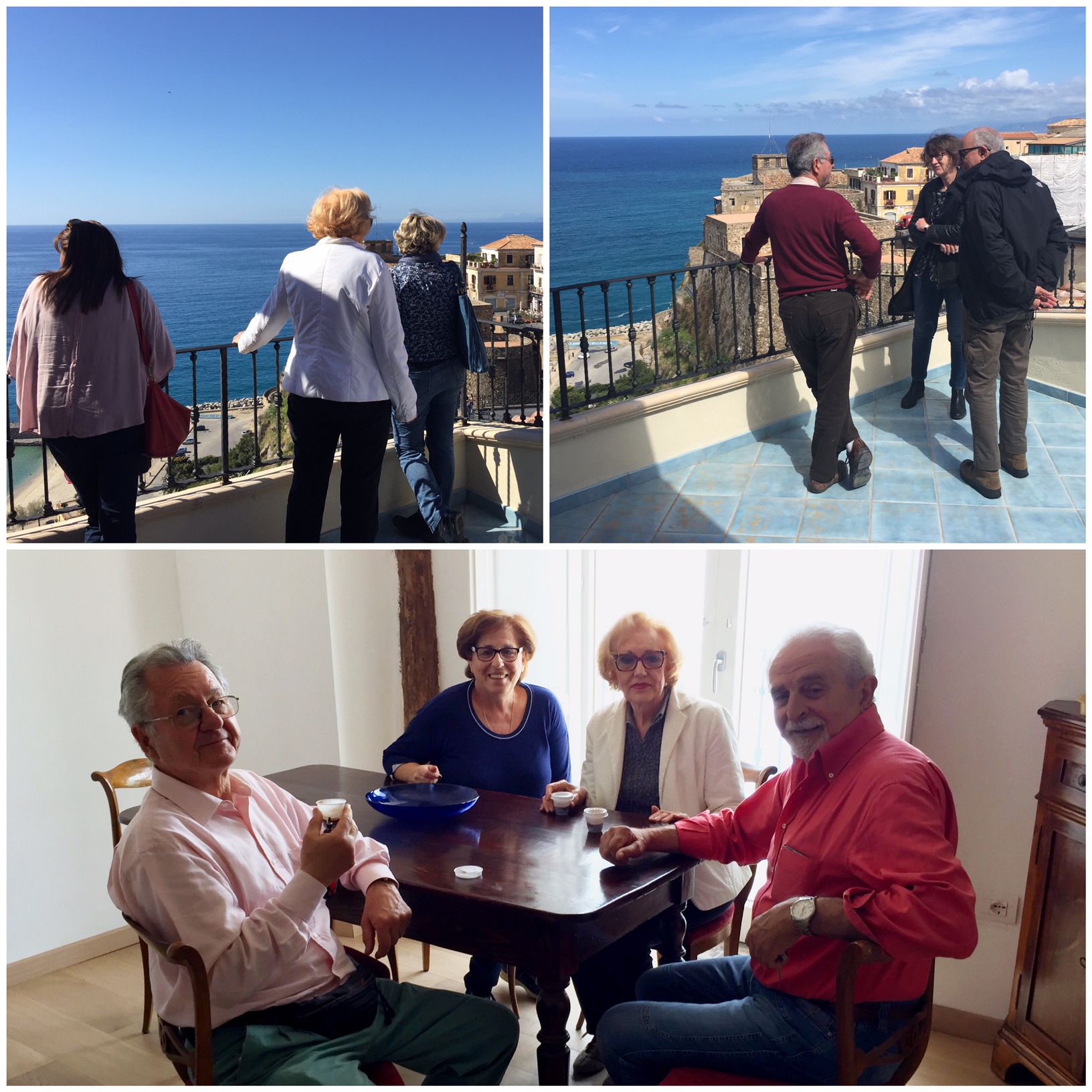 First visitors from near and far (new york city!) and first Kaffeklatsch at home