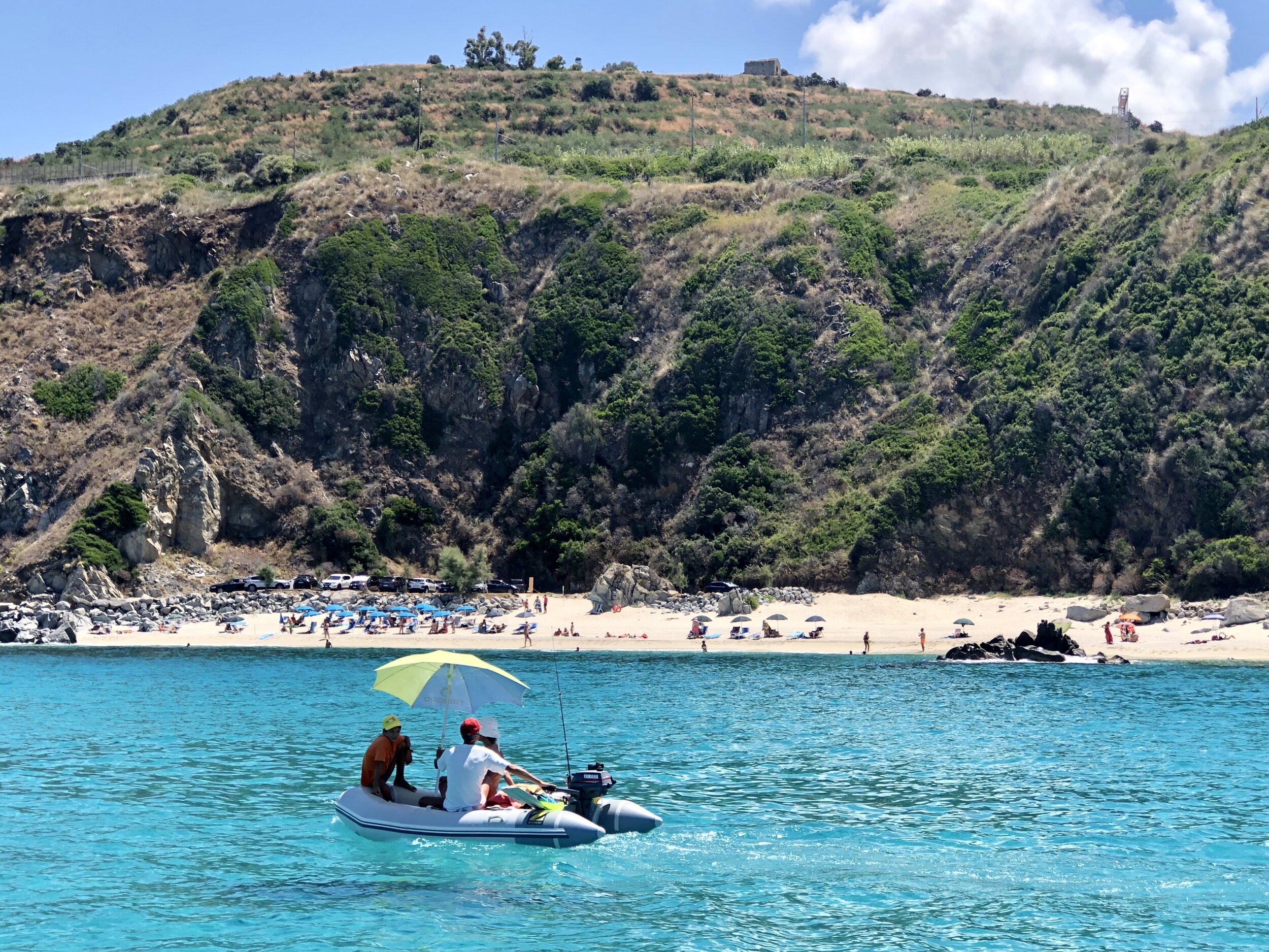 Beach around Zambrone