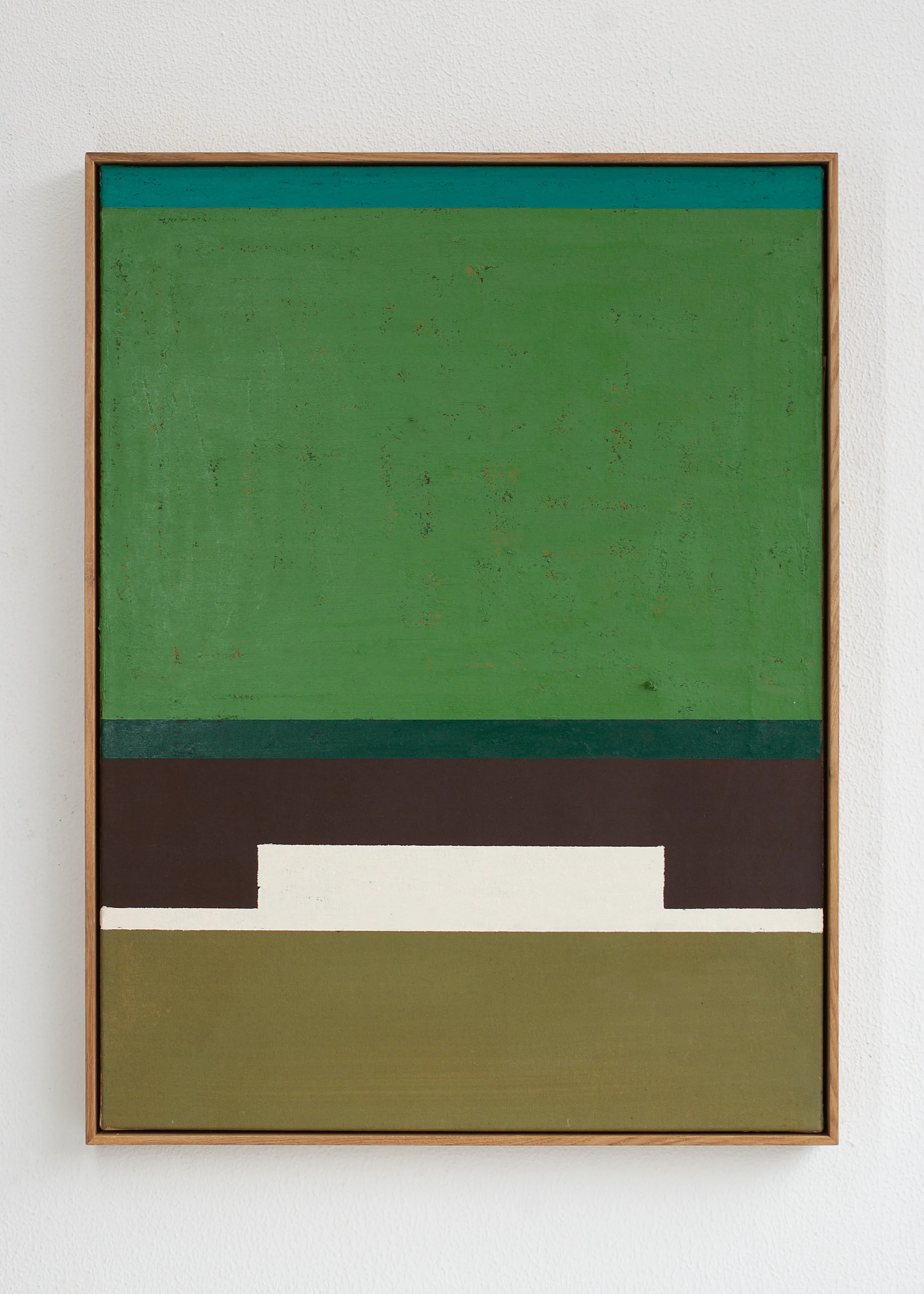 “For Martha”, acrylic and oilstick on canvas, 83 x 63 cm.