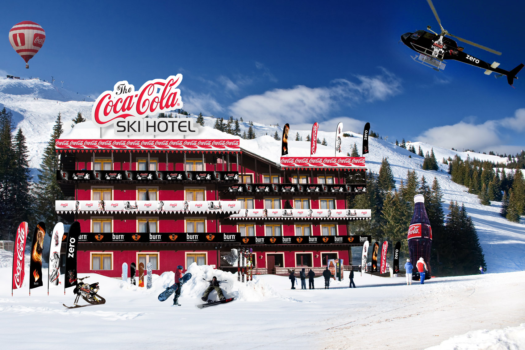 Coca Cola Ski Hotel