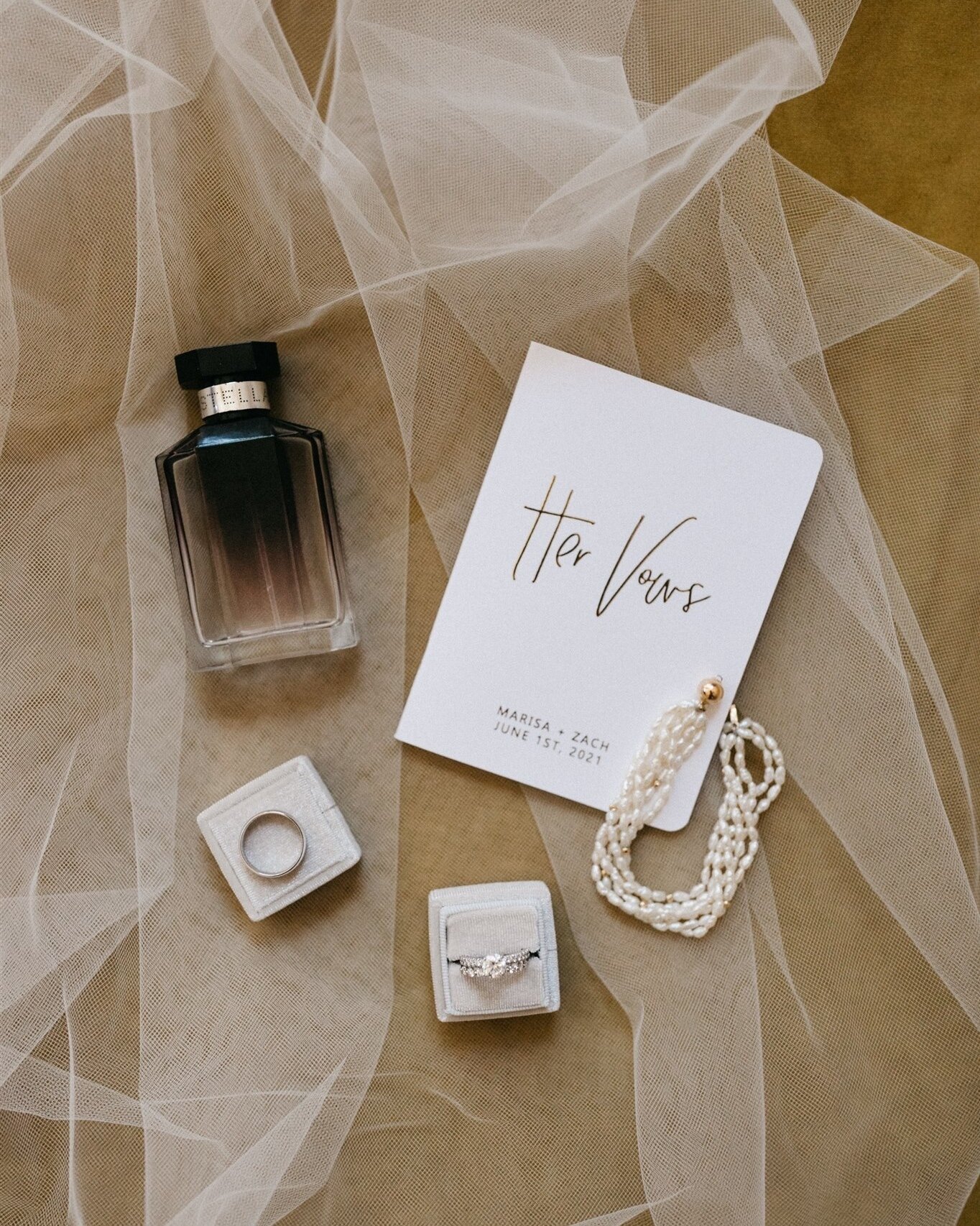 Cue the cute Mrs. ring box, vow book keepsakes, and family heirloom jewelry. What special little details are you including on your wedding day?