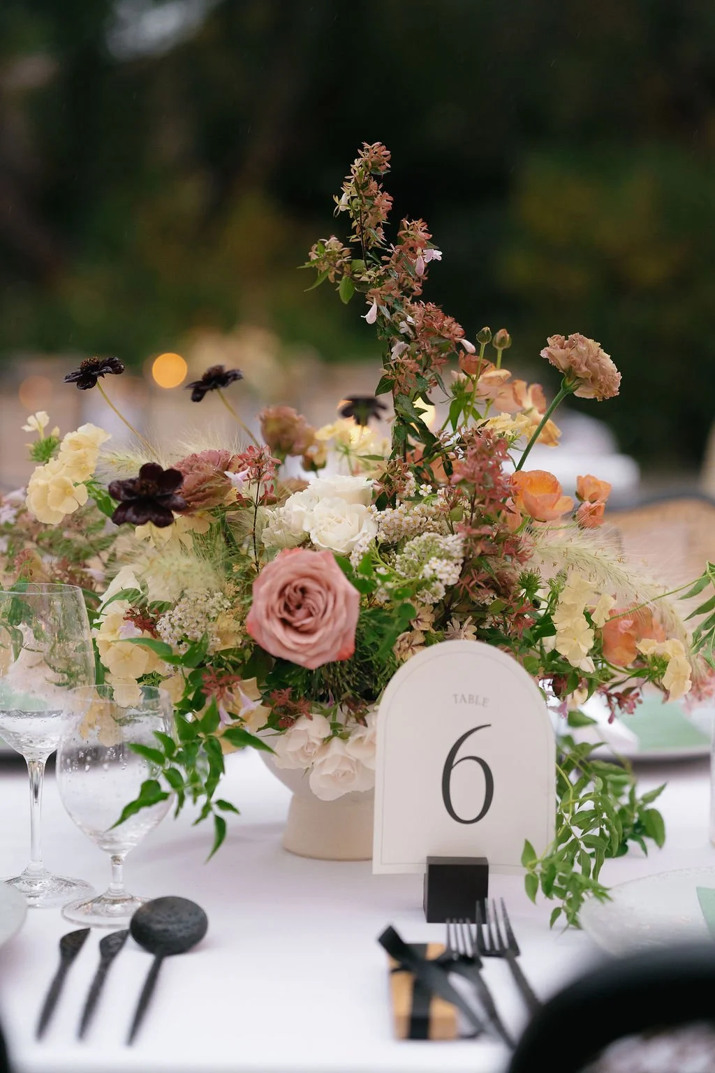 Outdoor Wedding Reception at Estate Yountville – L’Relyea Events